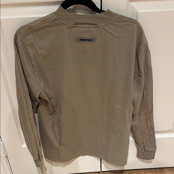 Essentials Kids Beige Long Sleeve Shirt - Picture 3 of 3